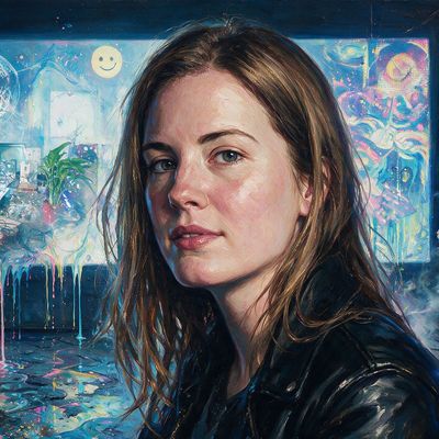 Lindsay Howard, painted by MLow as a New Yorker
