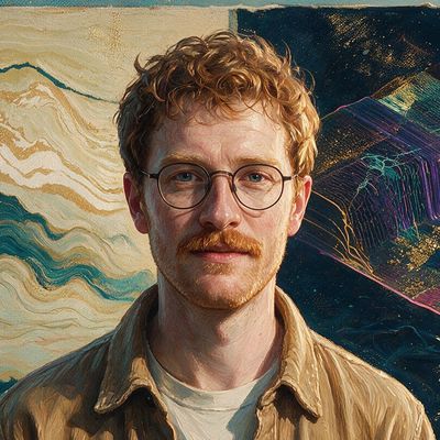 Matt DesLauriers, painted by MLow as a New Yorker