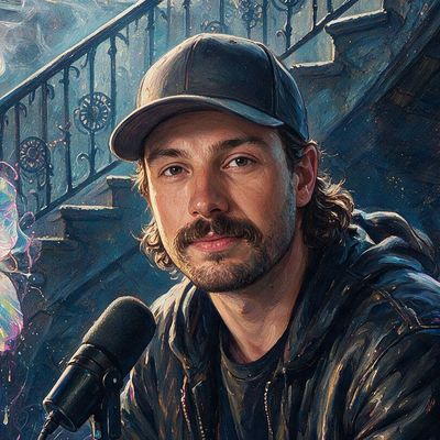 Matt Odell, portrait painted by MLow: Dispatch from the Stairwell