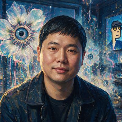 Matt Zhang, painted by MLow as a New Yorker
