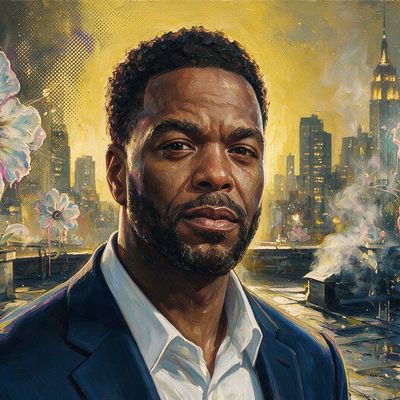 Method Man, painted by MLow as a New Yorker