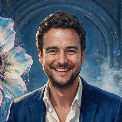 Michael Bouhanna, painted by MLow as a New Yorker