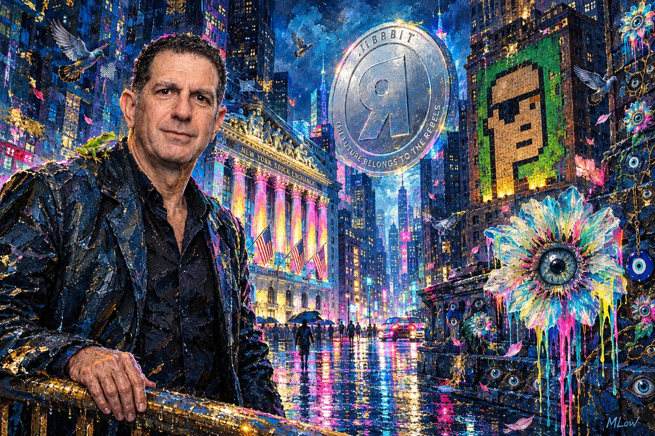 Micky Malka, portrait by MLow: The Future Belongs to the Rebels