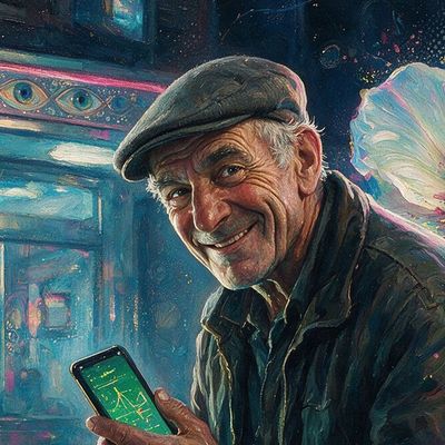 milito, portrait painted by MLow: Four in the Morning, Astoria