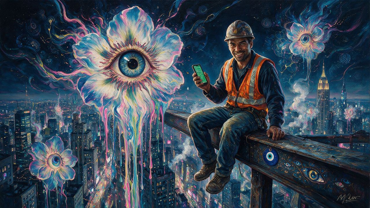 motiyawerey, portrait painted by MLow: Lunch on the Beam