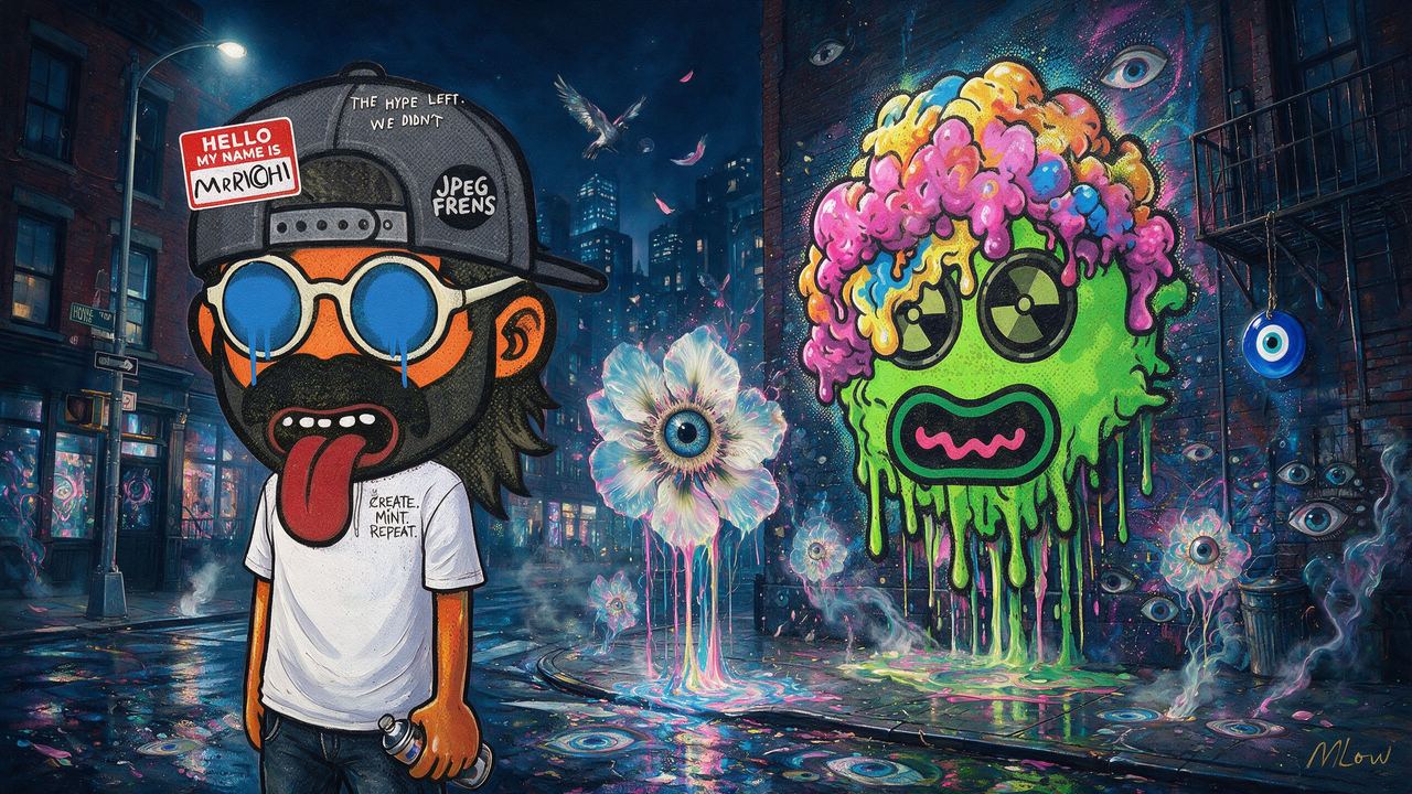 Mr Richi, portrait painted by MLow: The Hype Left, We Didn't
