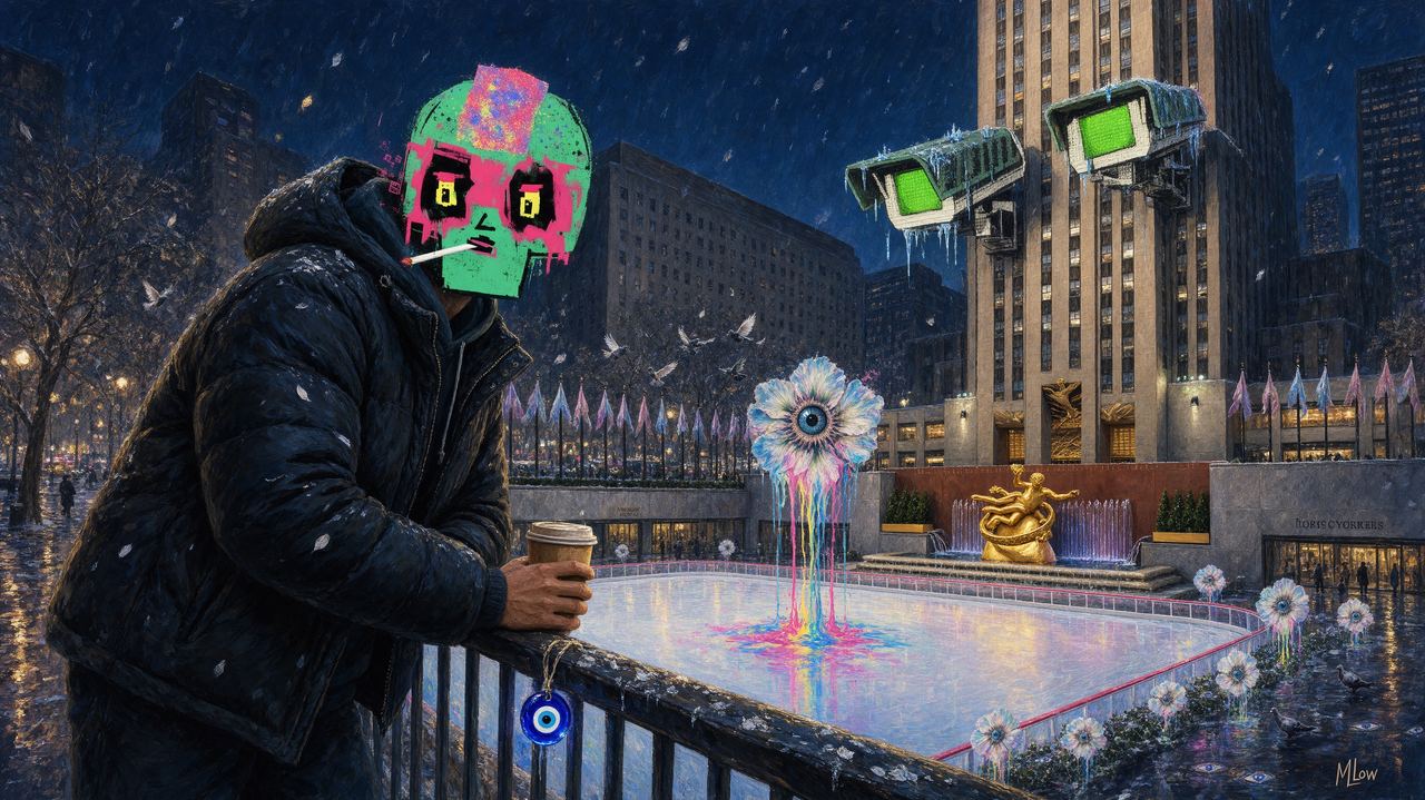Multi, portrait by MLow: Cold Cameras on the Plaza