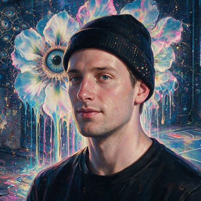 Nate Mohler, painted by MLow as a New Yorker