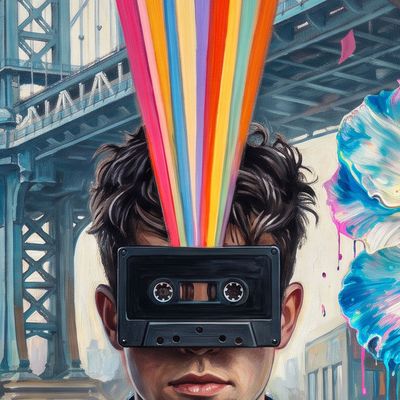 Oak, portrait painted by MLow: Mixtape Under the Bridge