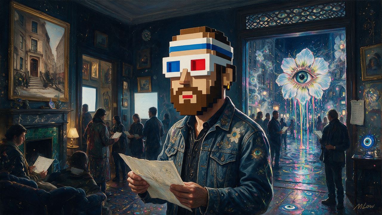 OMZ, portrait painted by MLow: Picks by the Door