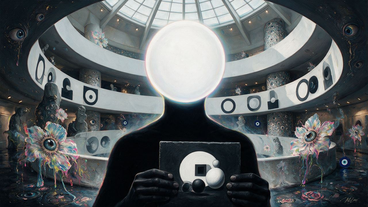 Pak, portrait painted by MLow: Sphere in the Rotunda