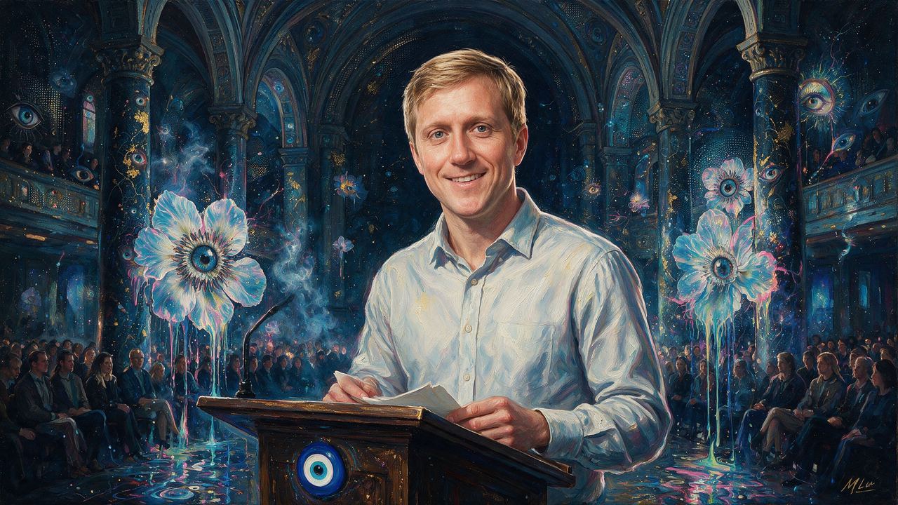 Parker Lewis, portrait painted by MLow: Gradually at Cooper Union