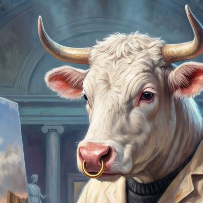 Paul Reid, portrait painted by MLow: The Monster Paints the Gods