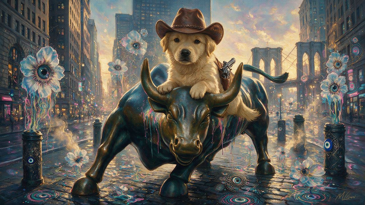 peacefuldestroy, portrait painted by MLow: Riding the Bull