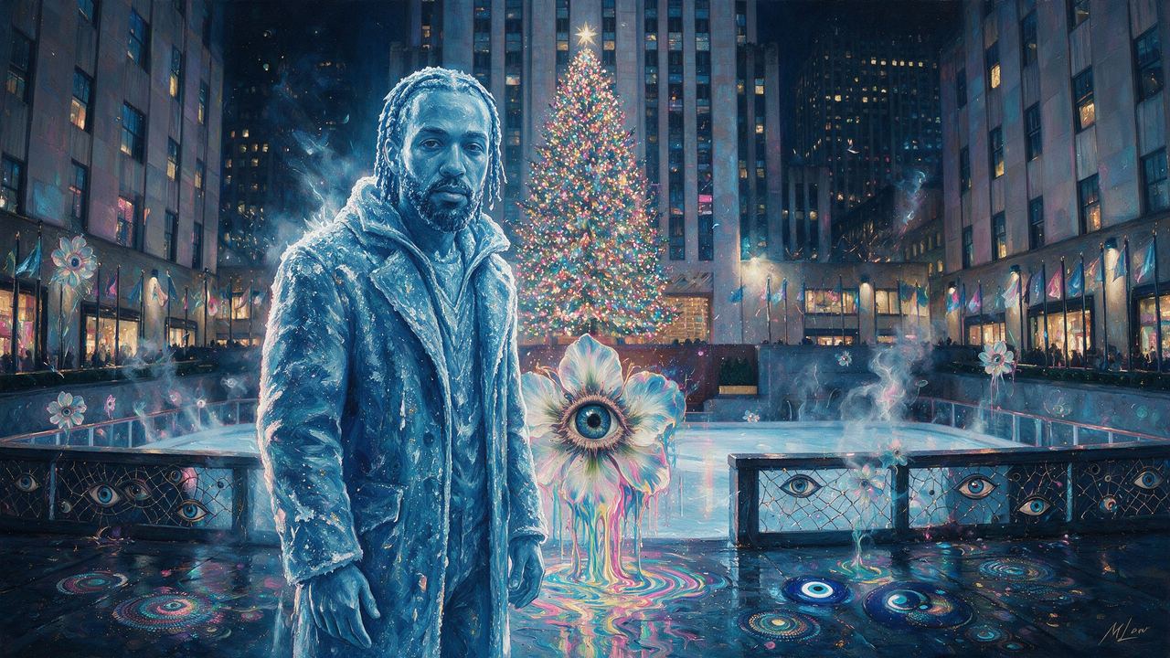 plottwisst, portrait painted by MLow: Frozen at the Rink