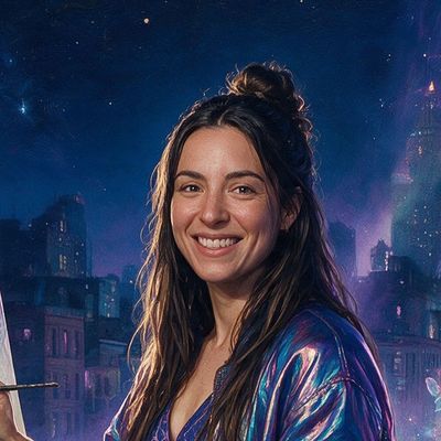 Post Wook, painted by MLow as a New Yorker
