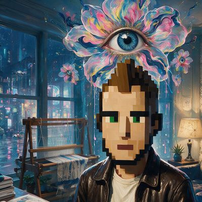 Punk7635, portrait painted by MLow: The Curator