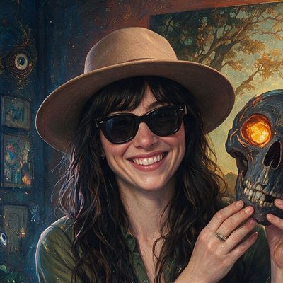 Rachel Spratt, painted by MLow as a New Yorker