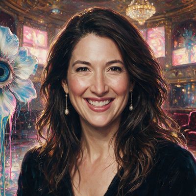 Randi Zuckerberg, painted by MLow as a New Yorker