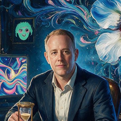 Richard Skeet, painted by MLow as a New Yorker