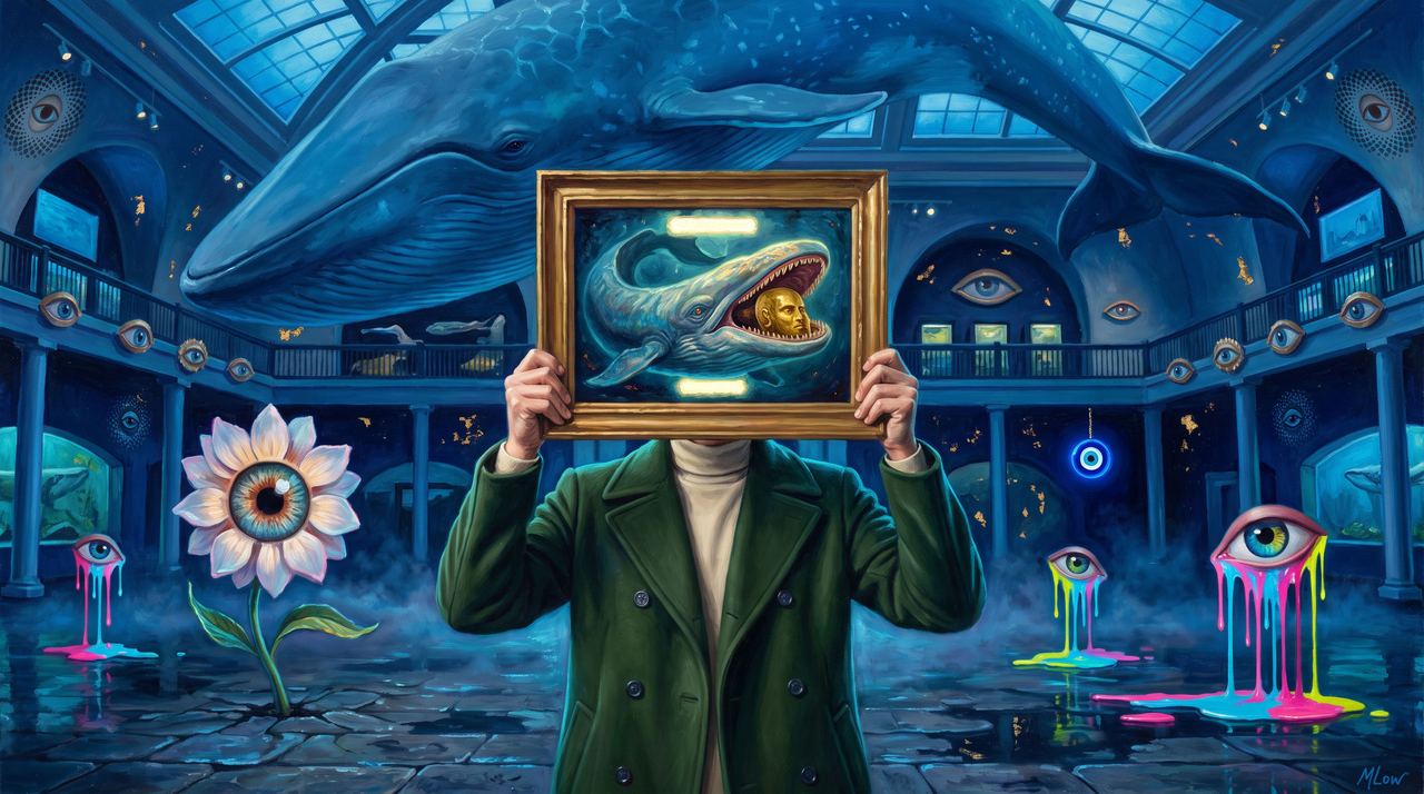 sam_ai_am, portrait painted by MLow: Adventures Imagined Under the Whale