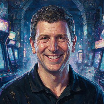 Sam Englebardt, painted by MLow as a New Yorker