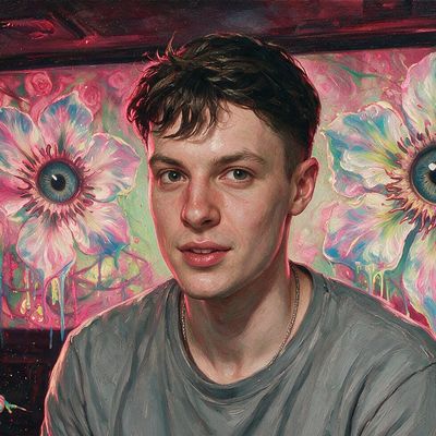 Sam Rolfes, painted by MLow as a New Yorker