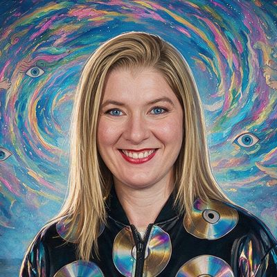 Sarah Zucker, painted by MLow as a New Yorker
