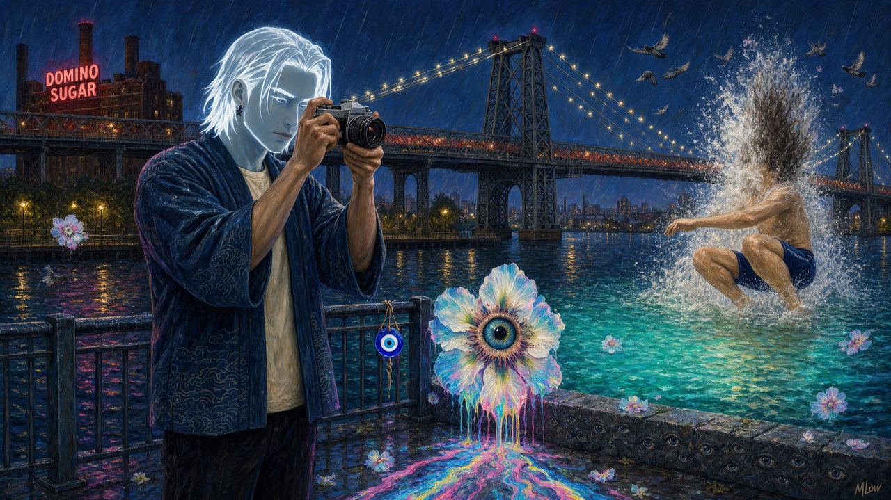 Sendrock, portrait by MLow: The Deep End of the East River
