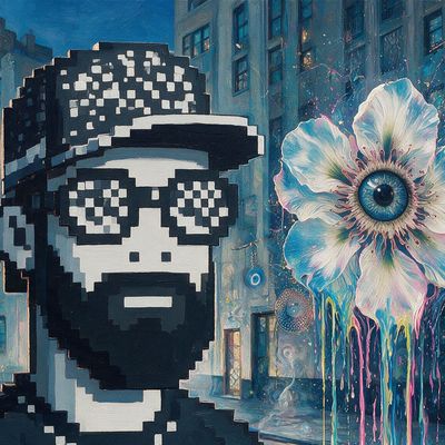 serc, portrait painted by MLow: Normie on the Grand Concourse