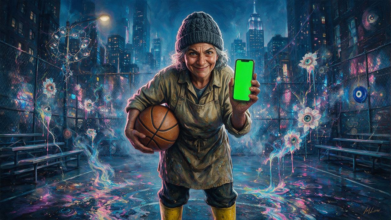 shootingguard, portrait painted by MLow: Rubber Boots at the Cage