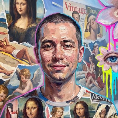 Slimesunday, painted by MLow as a New Yorker