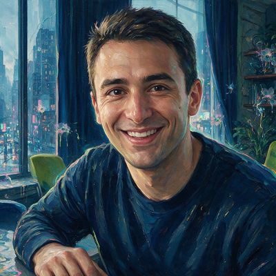 Spencer Noon, painted by MLow as a New Yorker