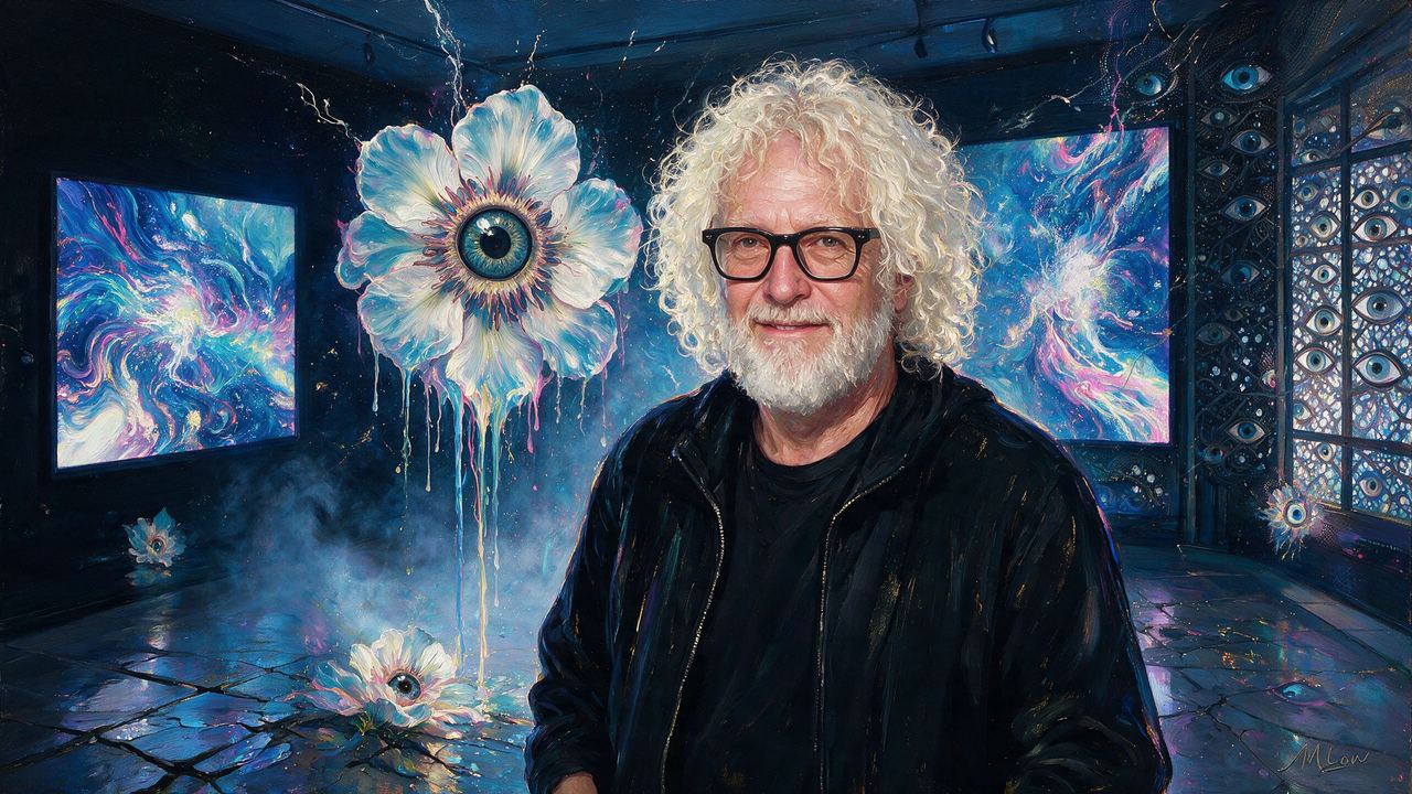 Steven Sacks, portrait painted by MLow: Nebula Screens