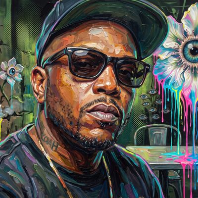 Styles P, painted by MLow as a New Yorker