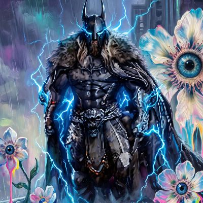 theveeman, portrait painted by MLow: Storm on the Chrysler Ledge