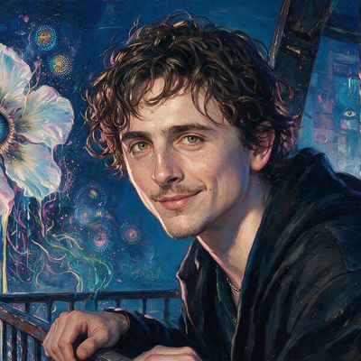 Timothée Chalamet, portrait painted by MLow: The Kid From Hell's Kitchen