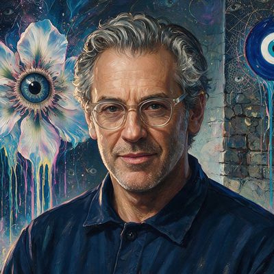 Tom Sachs, painted by MLow as a New Yorker