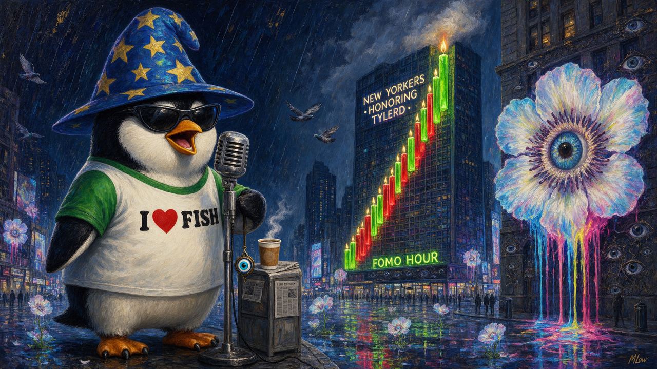 TylerD, portrait by MLow: Fomo Hour at the Crossroads
