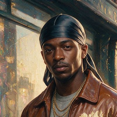 UnderRealm, portrait painted by MLow: The Finished Jacket