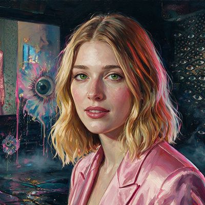 Vérité, painted by MLow as a New Yorker