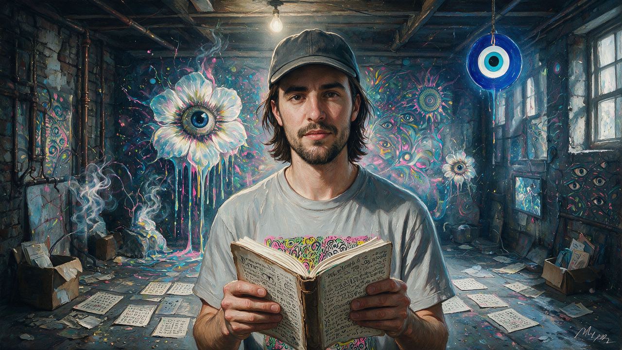 Vinnie Hager, portrait painted by MLow: The Diary Open