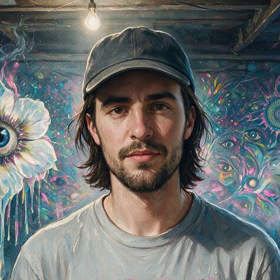 Vinnie Hager, portrait painted by MLow: The Diary Open
