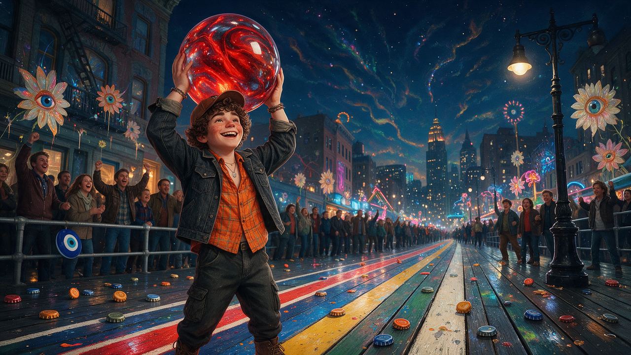wsavas, portrait painted by MLow: Phoenix Held High at Coney Island