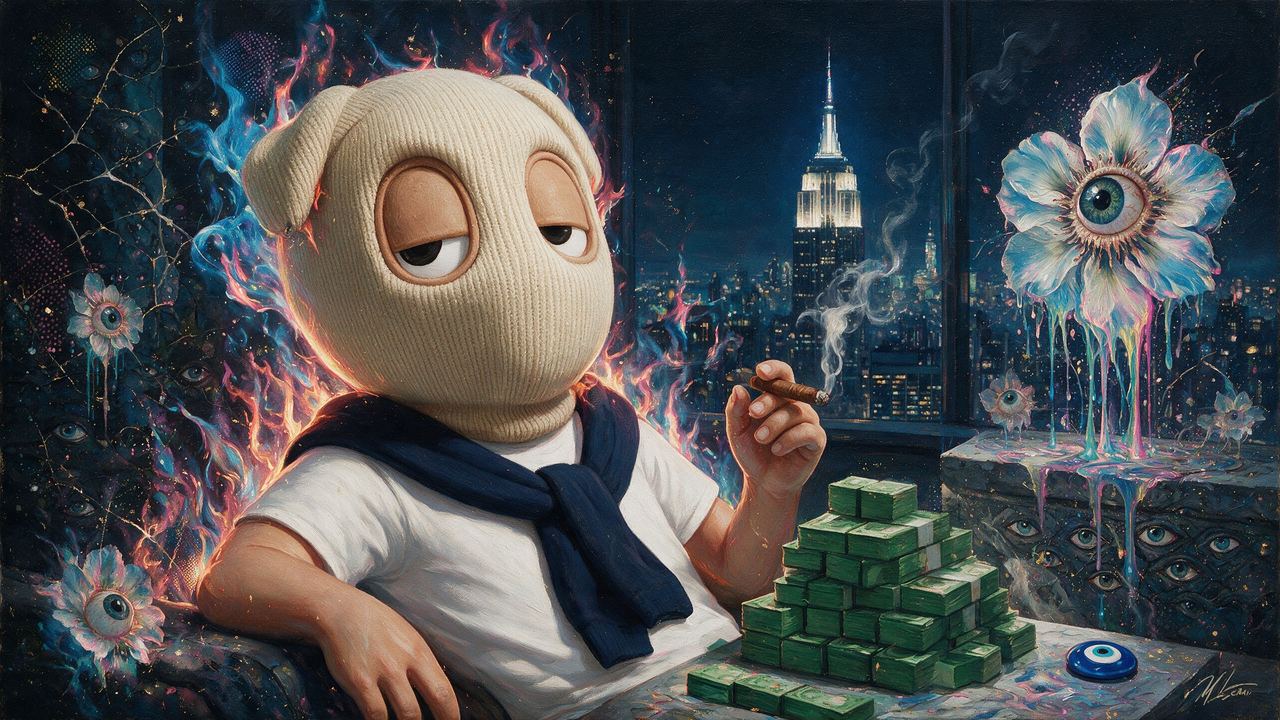 Wugi, portrait painted by MLow: Penthouse Over Midtown