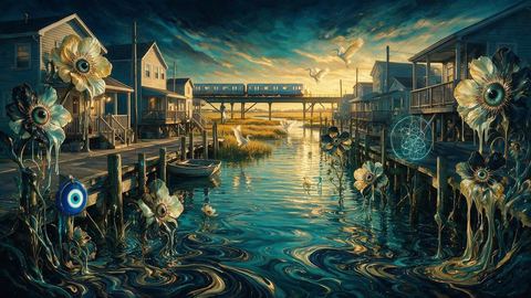 Broad Channel, painted by MLow