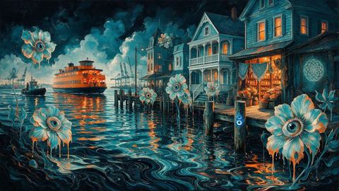 Staten Island Board One, painted by MLow