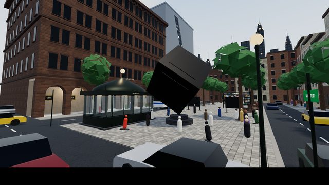 The cube at Astor Place