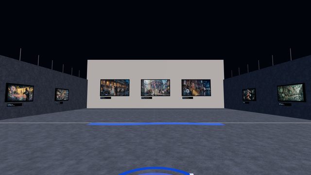 The fourth wall belongs to us virtual gallery