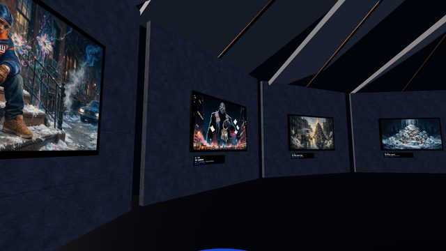 Winter stored as a mountain virtual gallery